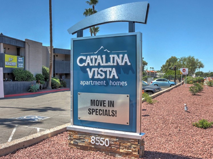 signage at Canyon Vista Apartments in Tucson, AZ